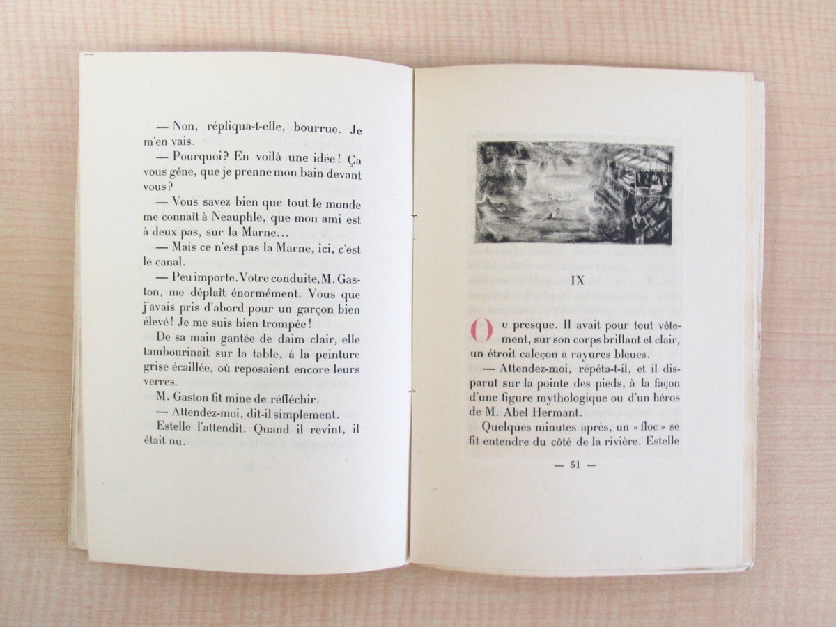 André Billy « Banlieue sentimentale » illustrations by Hermine David 5.9in x 8.6