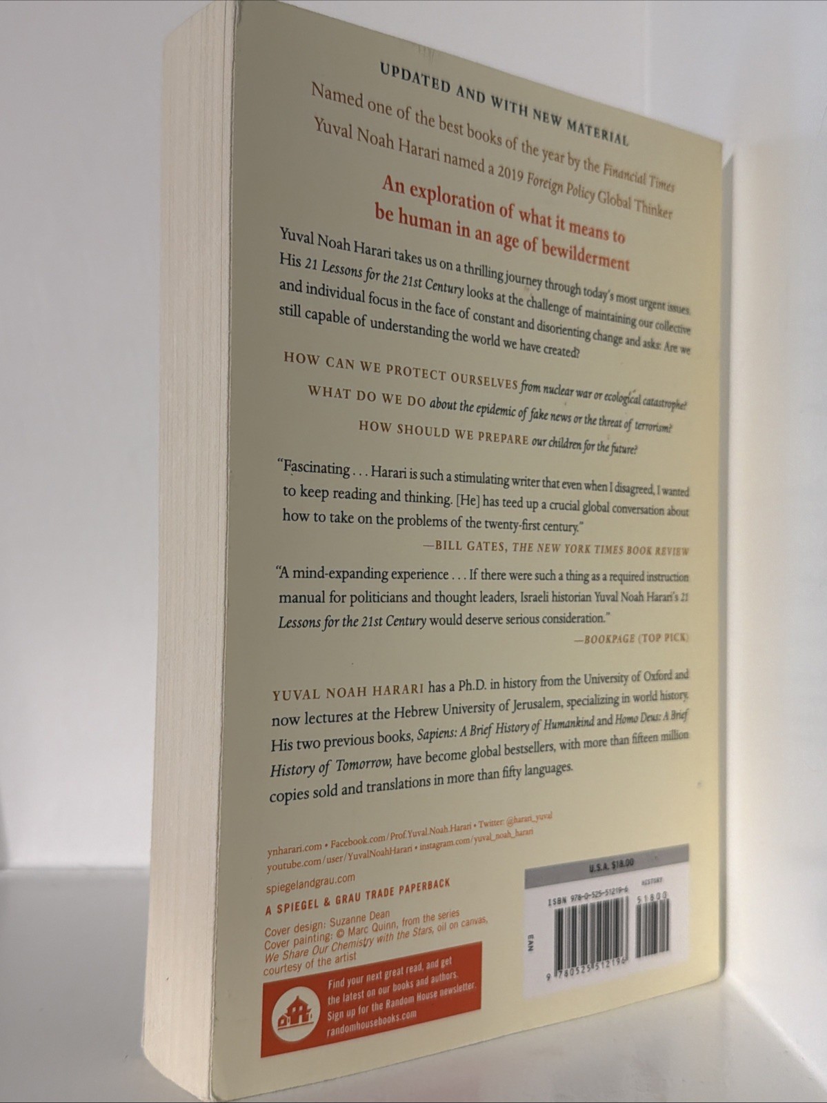 21 Lessons for the 21st Century – Paperback By Harari, Yuval Noah – VERY GOOD