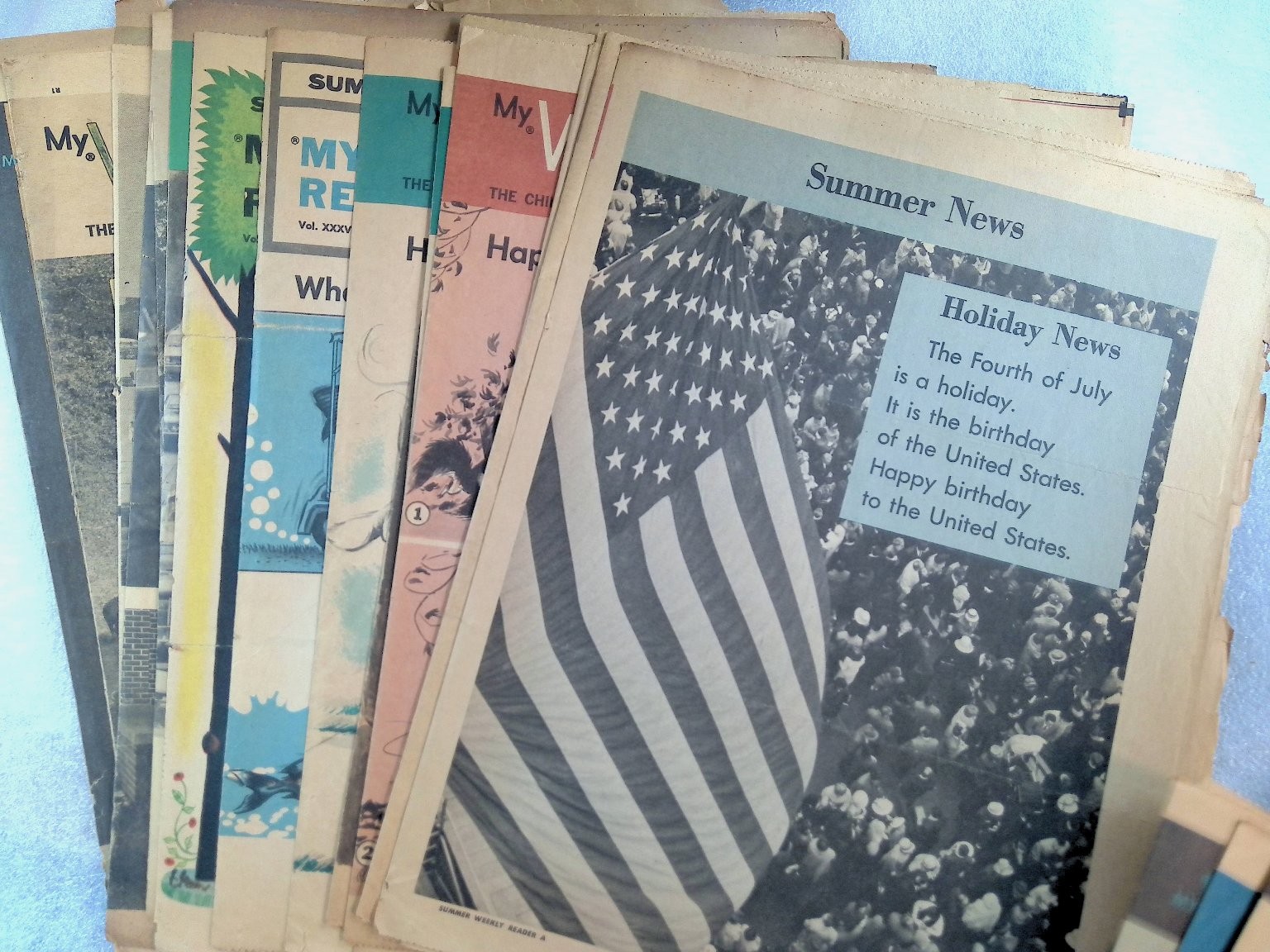 My Weekly Reader Children&rsquo;s Newspaper Vintage 1960s Educational Lot