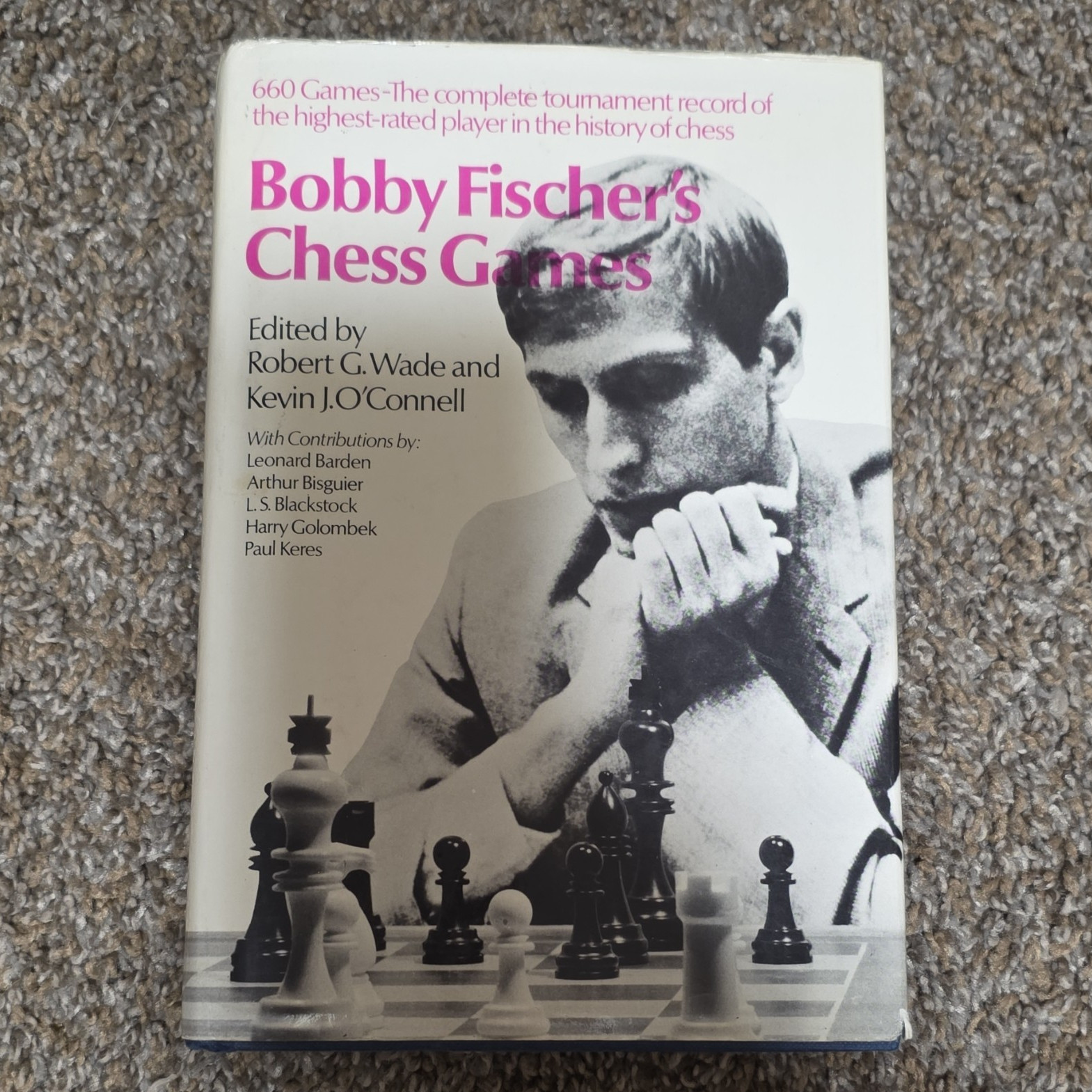 Bobby Fischer&rsquo;s Chess Games Hardcover w/ Dust Jacket Doubleday 1999