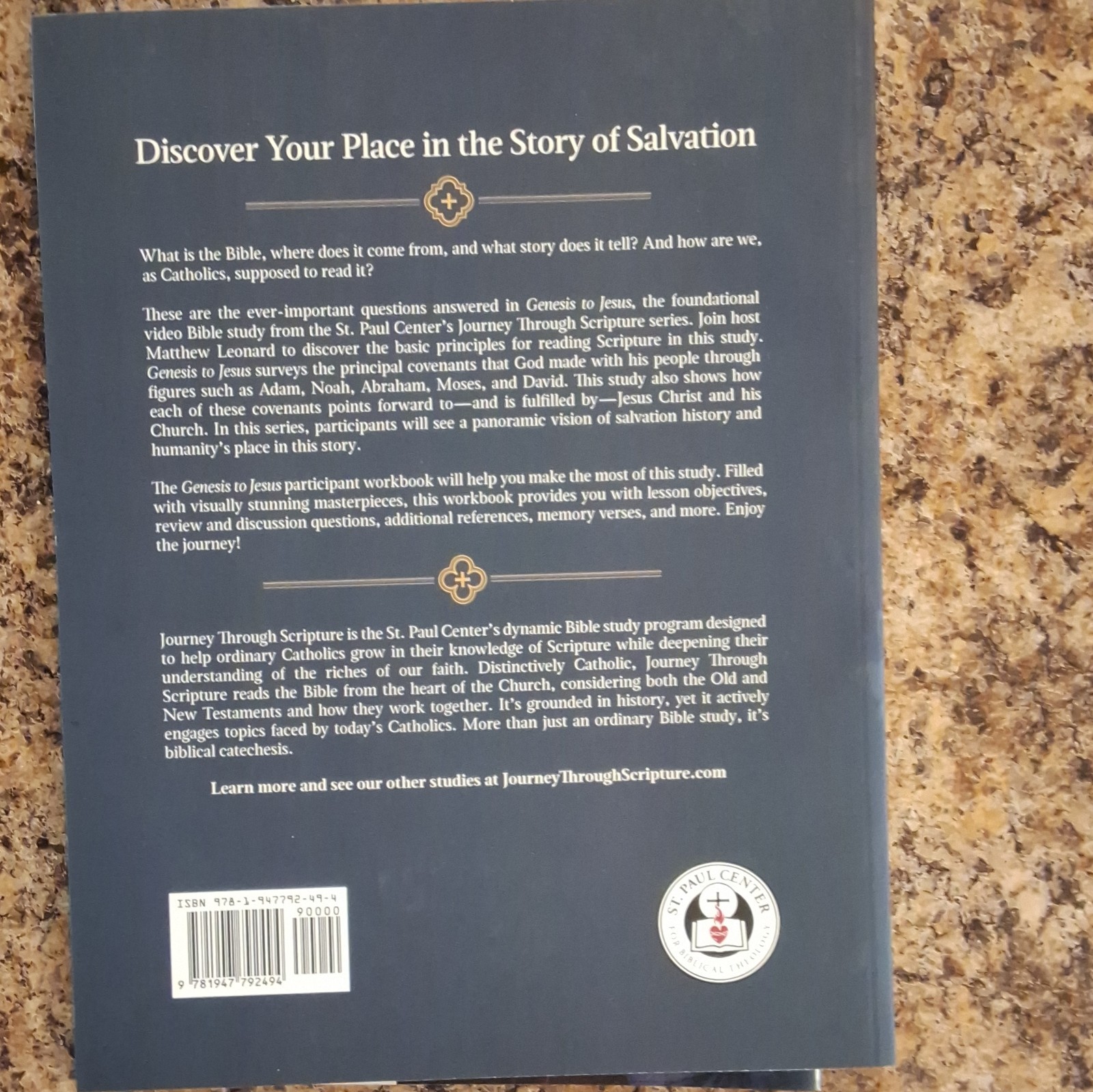 Genesis to Jesus: Journey Through Scripture by Scott Hahn
