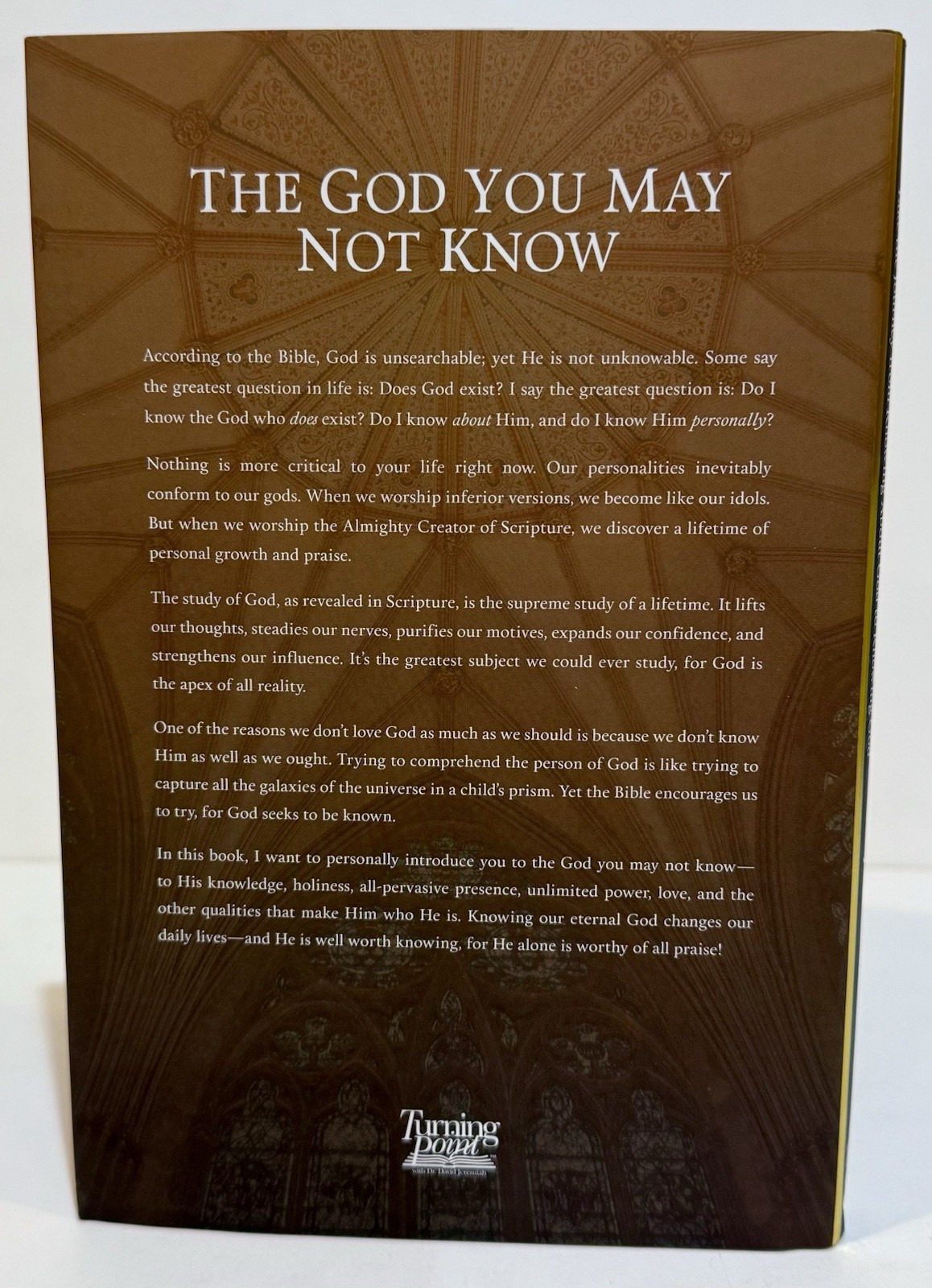 The God You May Not Know by David Jeremiah (Hardcover 2018) Christianity