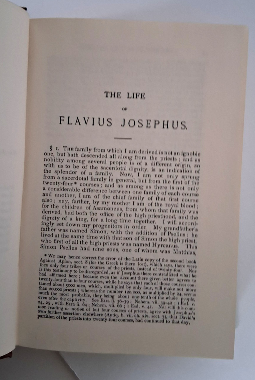 « Works of Josephus » Replacement Volume II Baker Book House Hardcover Set 1980