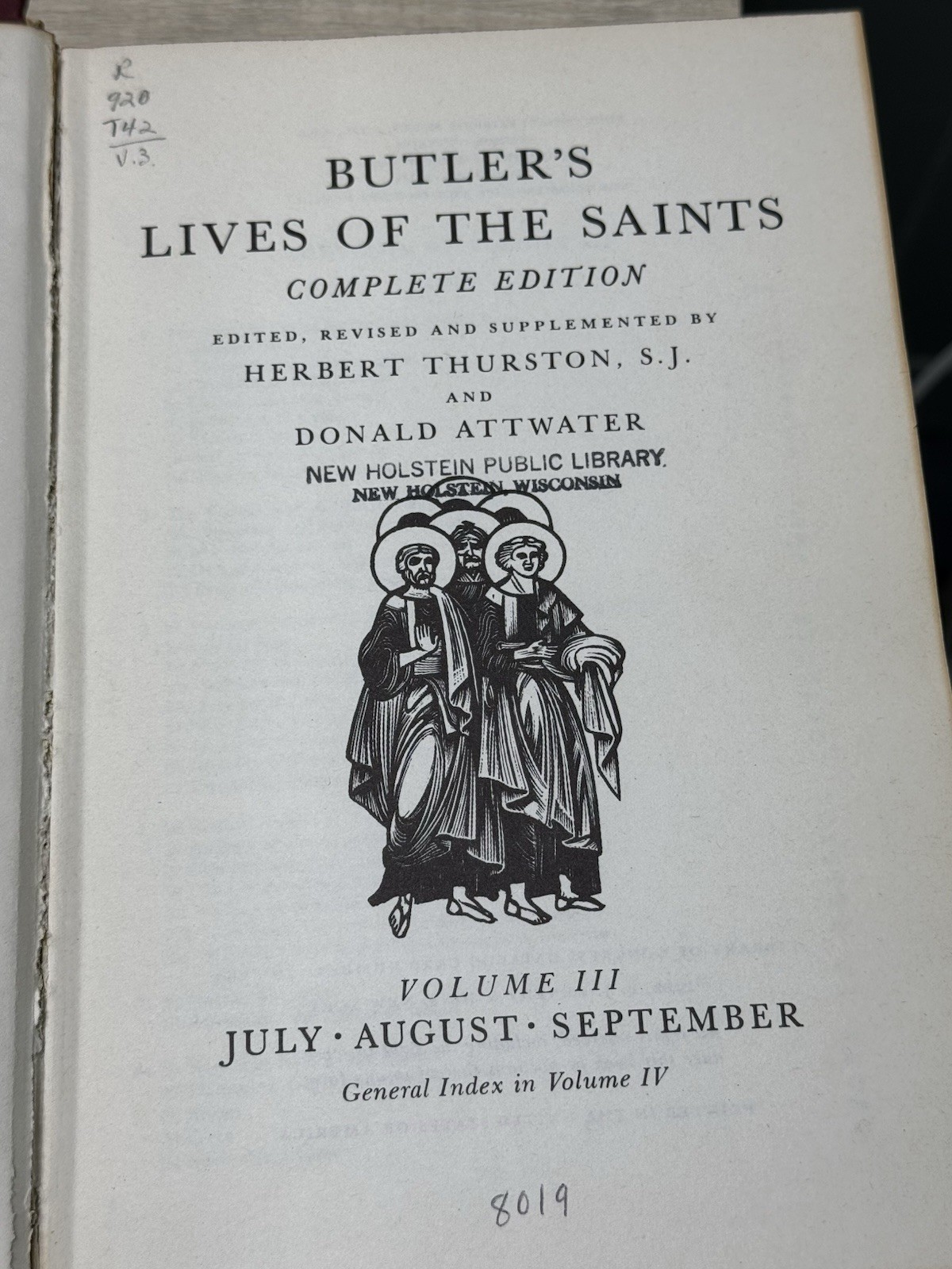 Butler&rsquo;s Lives of the Saints – Complete 4 Volume Set by Herbert Thurston