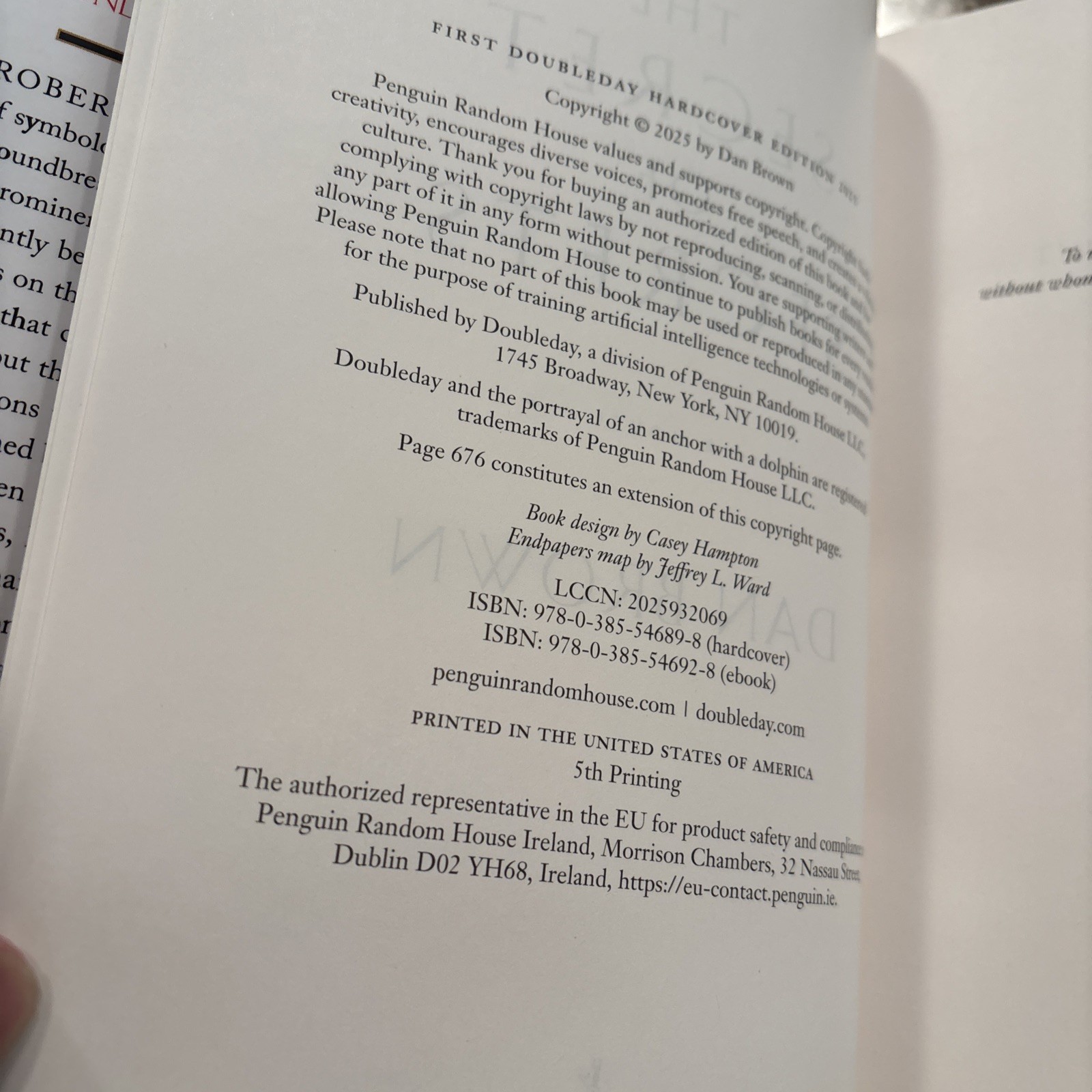 The Secret of Secrets : A Novel by Dan Brown (2025, Hardcover)