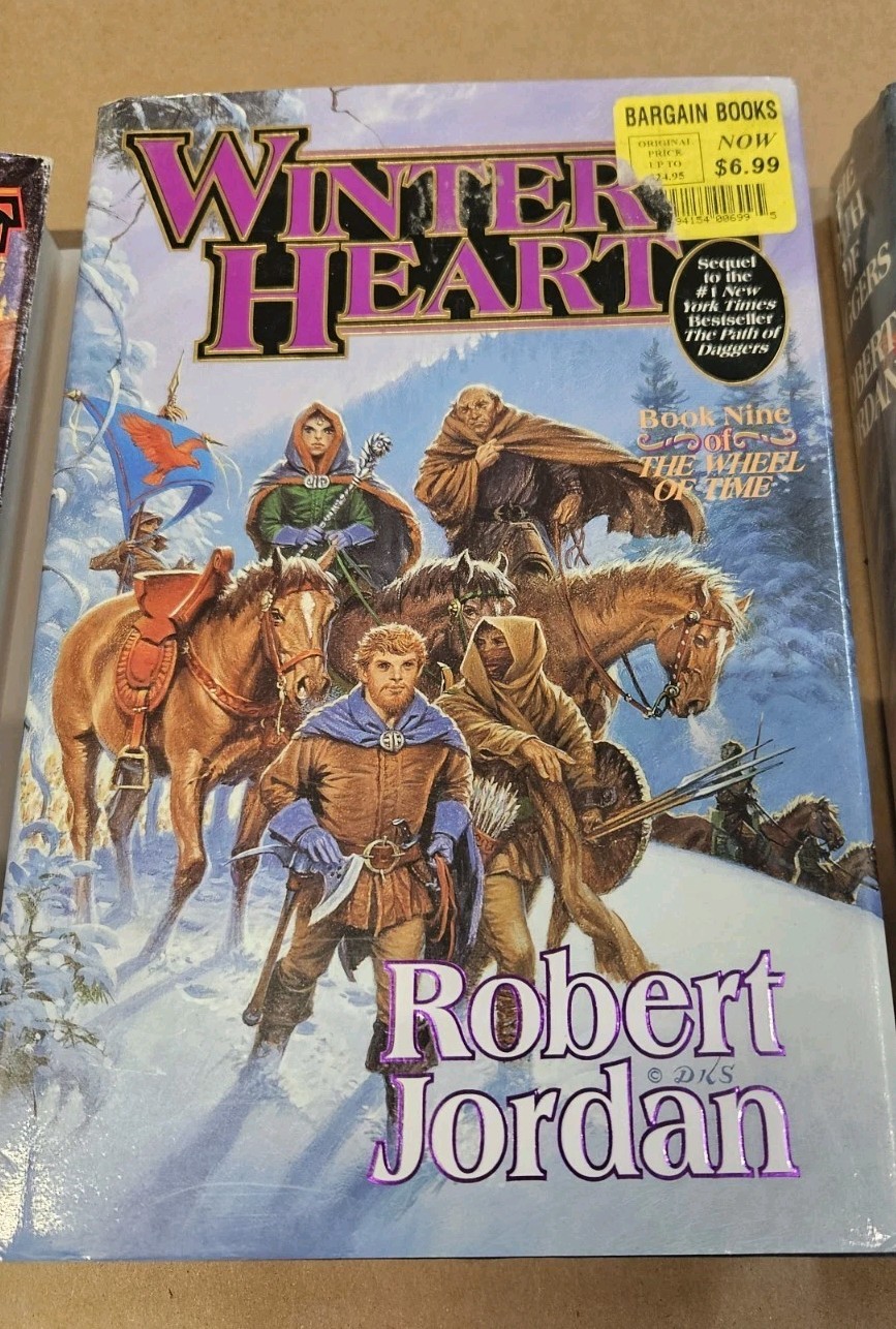 Lot of 6 Wheel of Time HC Books Robert Jordan
