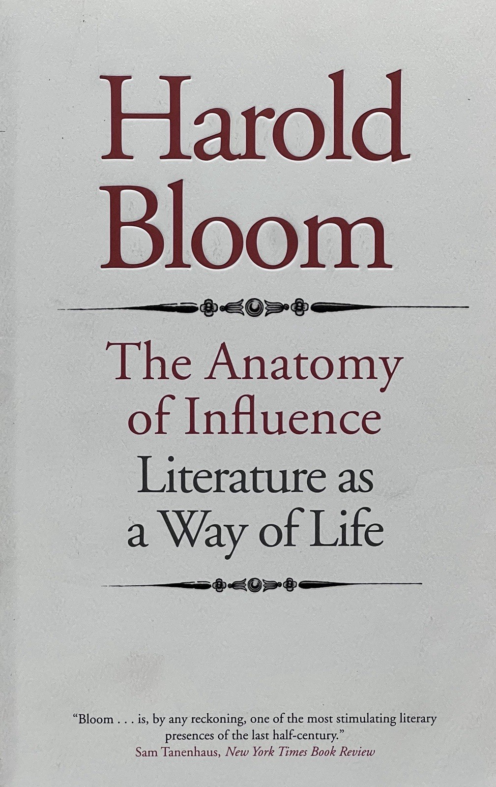 Harold Bloom The Anatomy of Influence Paperback Yale University Press