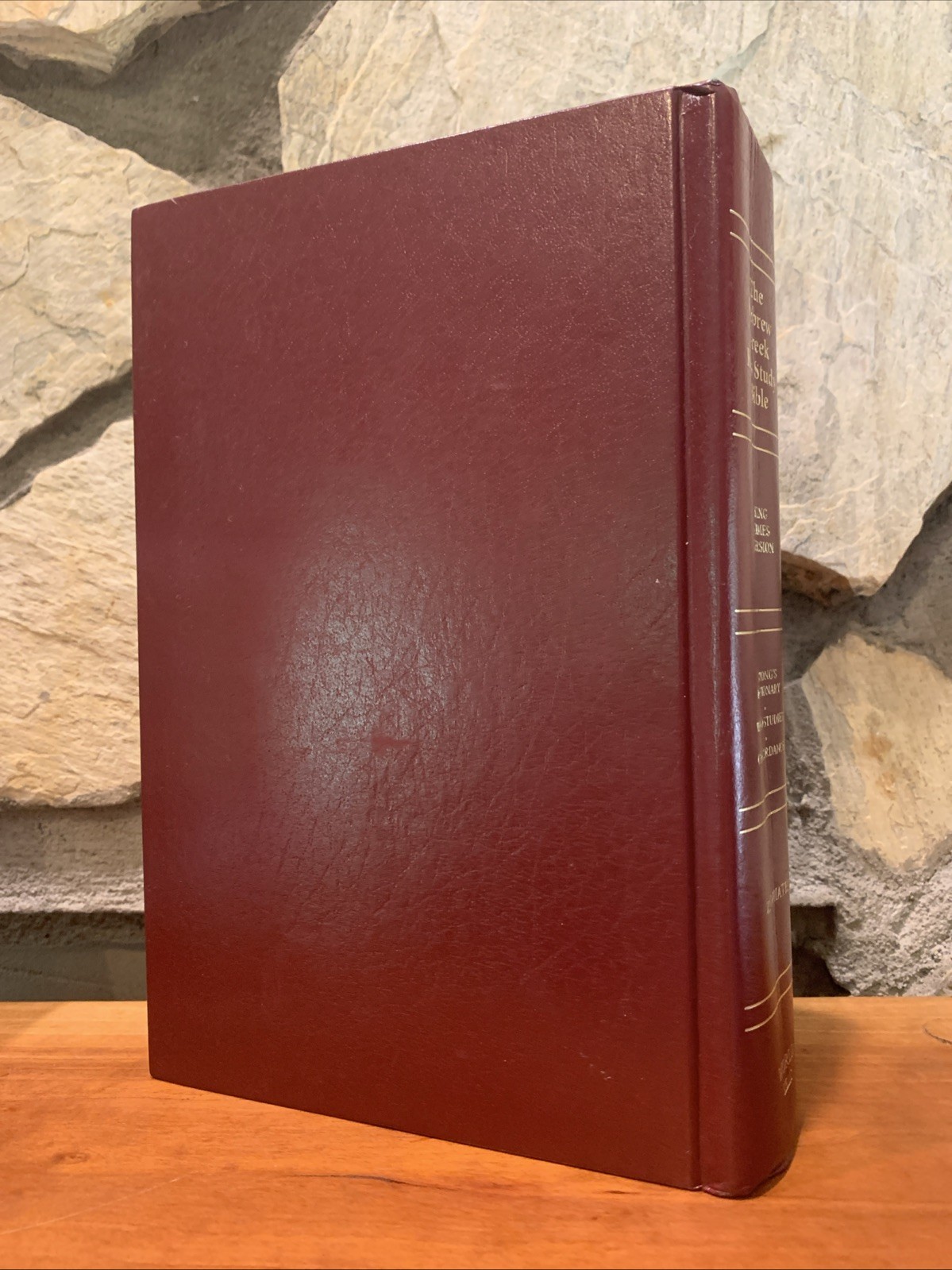 Hebrew-Greek Key Study Bible by Spiros Zodhiates HC KJV Original Unmarked