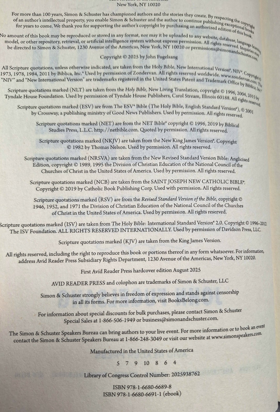 Separation of Church and Hate by John Fugelsang 2025 Hardcover