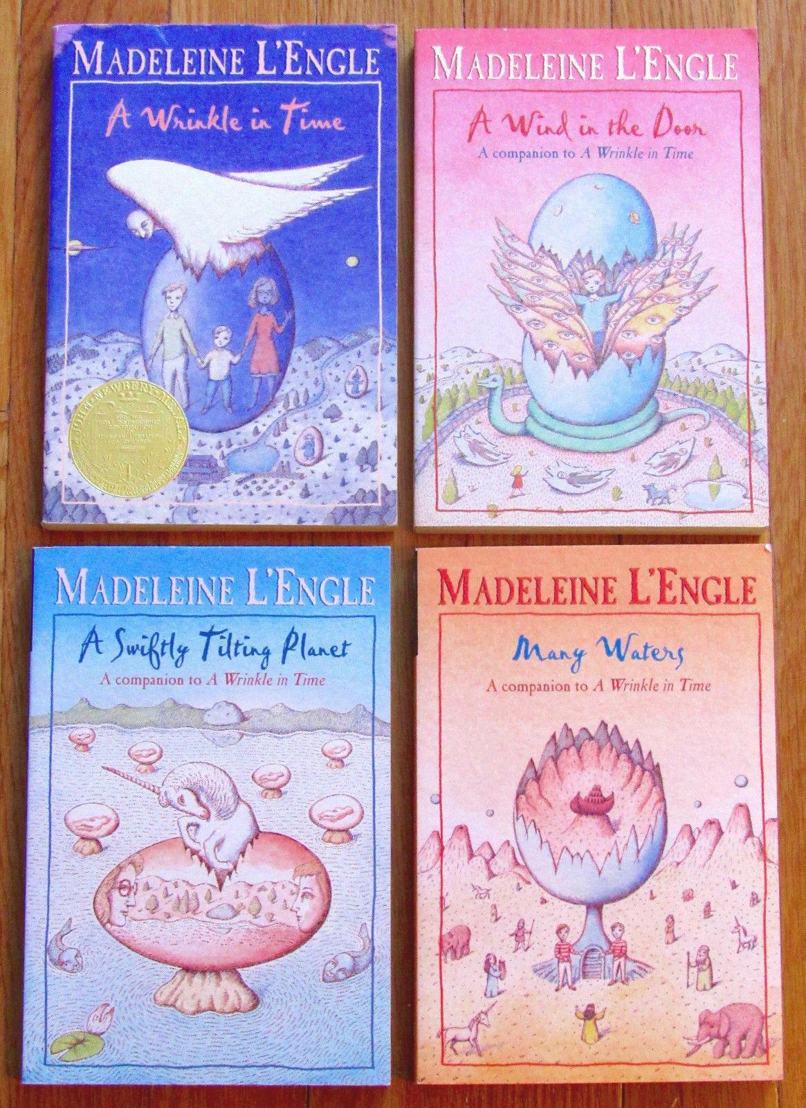 Time Quartet Set [A Wrinkle in Time, A Wind in the Door lot] Madeleine L&rsquo;Engle&rsquo;