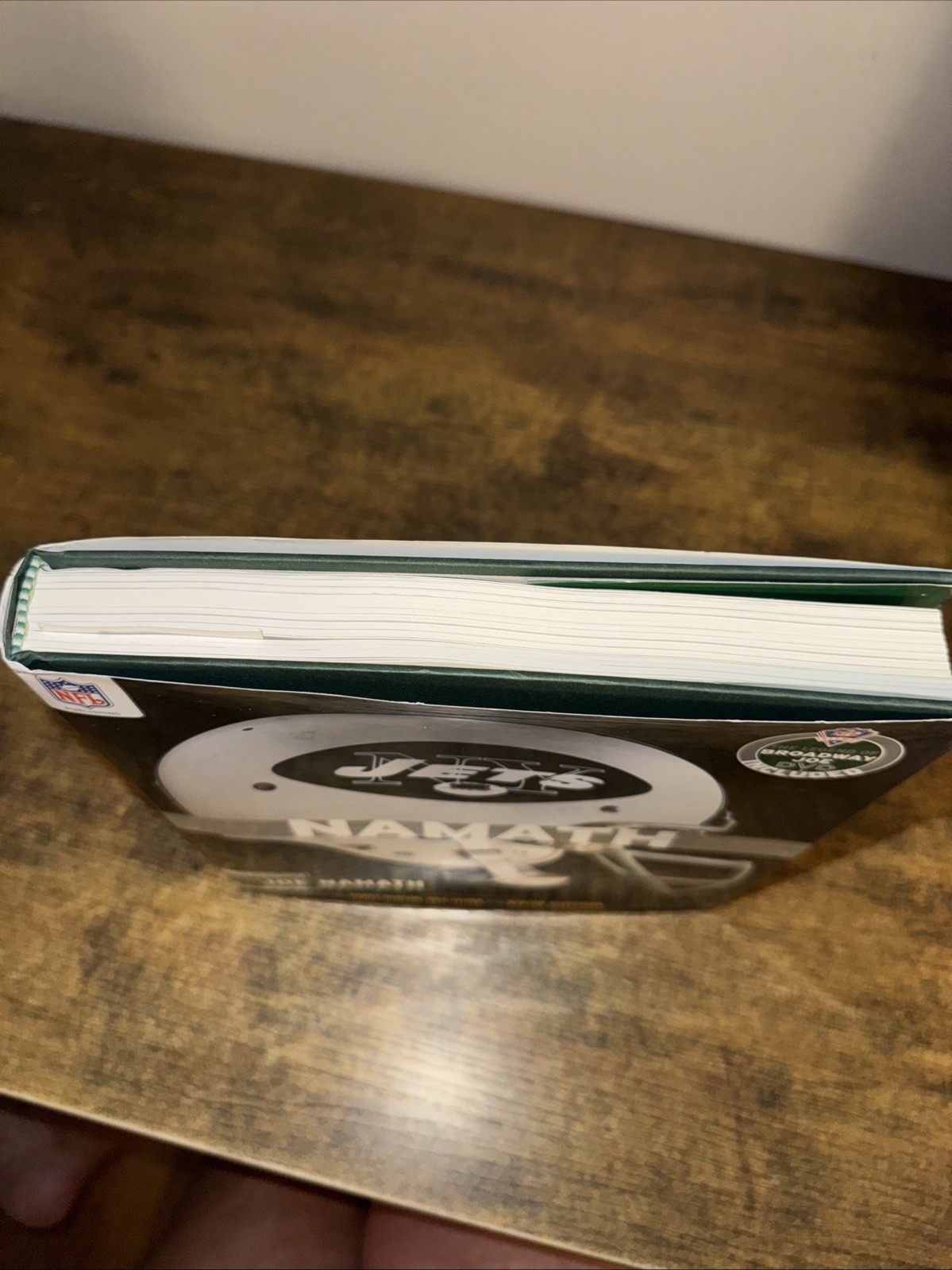 Joe Namath, NAMATH hardcover book with DVD, 320 pages good, pre-owned condition