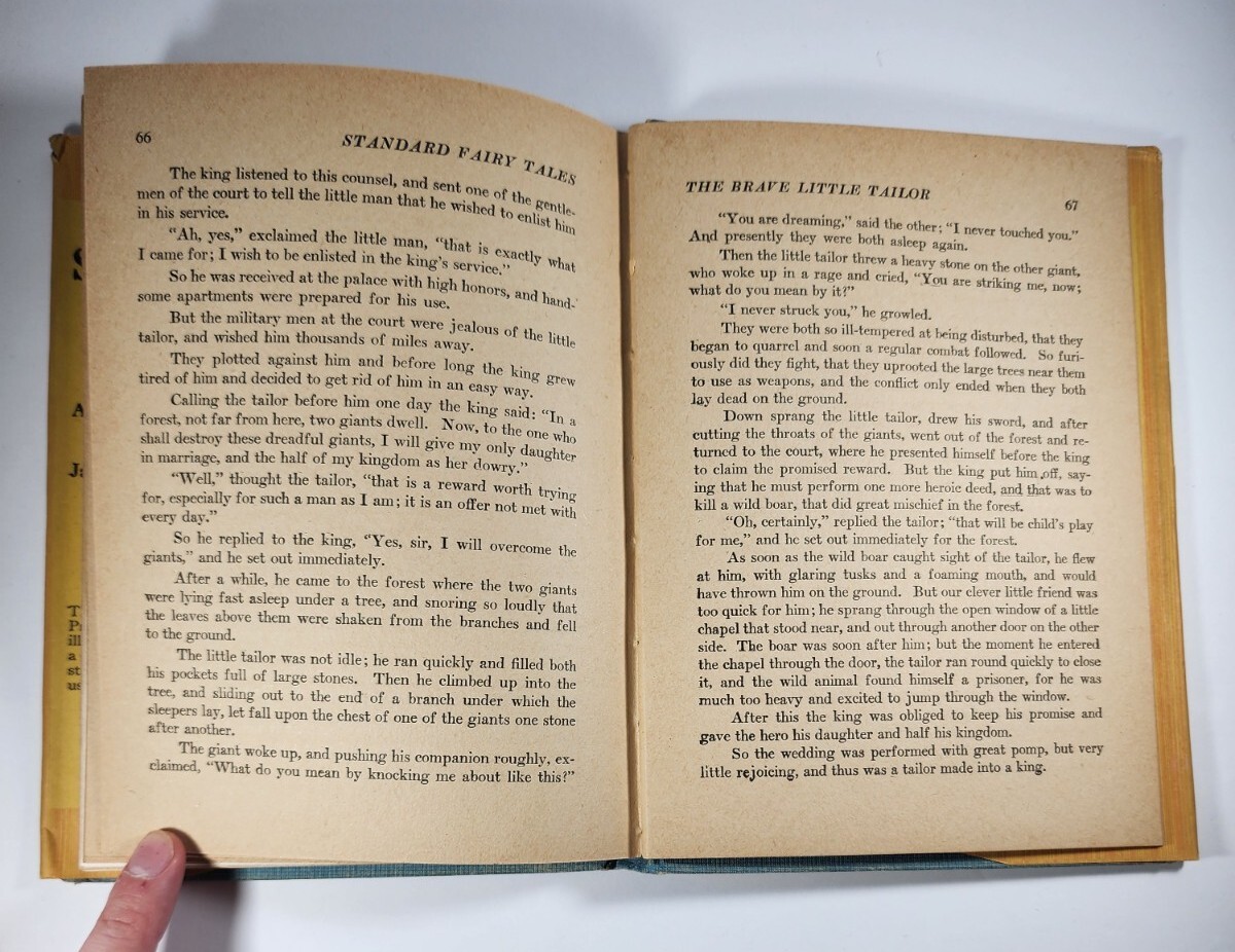 Vintage 1919 Jack And The Beanstalk And Other Tales Book Whitman Publishing RARE