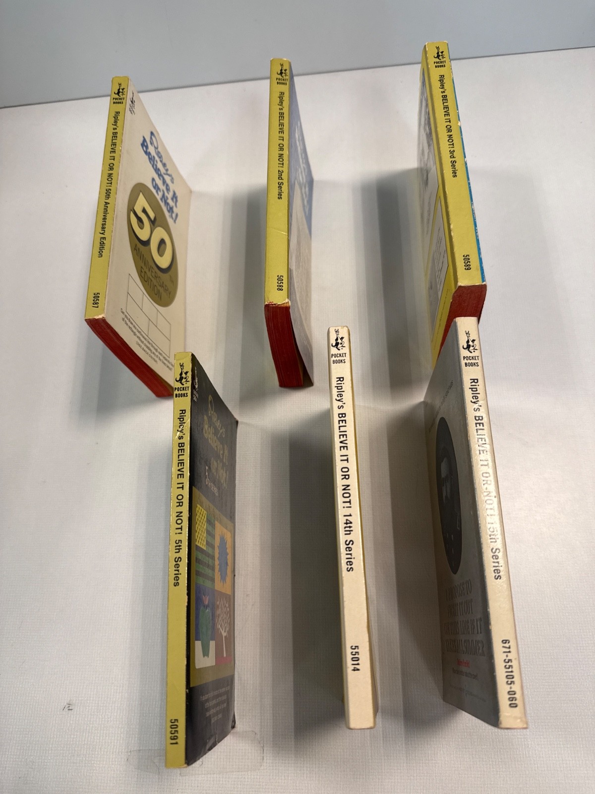 Ripley&rsquo;s Believe It or Not 1960s Vintage Paperback LOT of 6 Pocket Book Edition