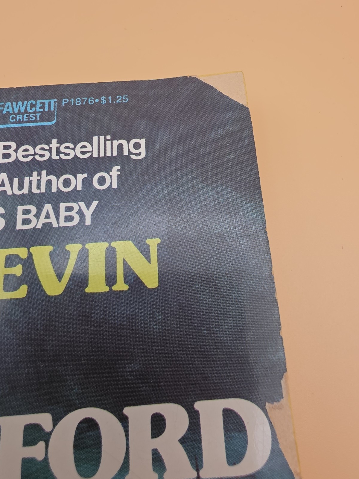 THE STEPFORD WIVES Ira Levin 1st Fawcett 1973 Horror Masterpiece Fine Condition