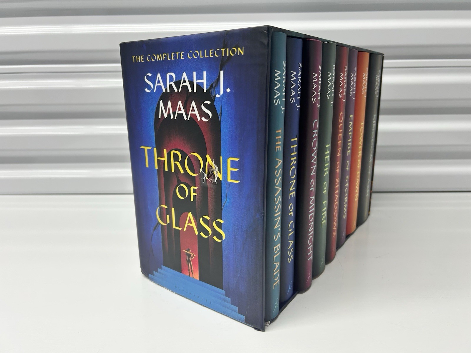 Sarah J Maas Throne of Glass Complete Collection 8 HC Books Box Set