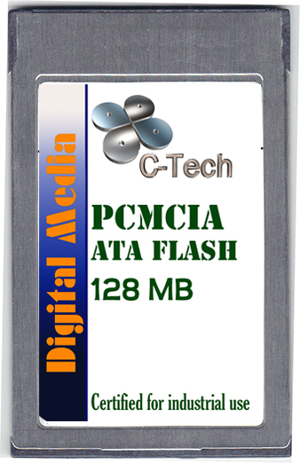 128MB ATA Flash PC Card (PCMCIA)