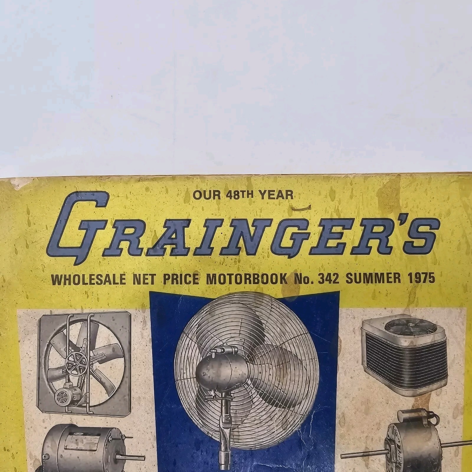 Grainger&rsquo;s Summer 1975 Wholesale Net Price Motorbook No. 342 Greensboro, NC VTG