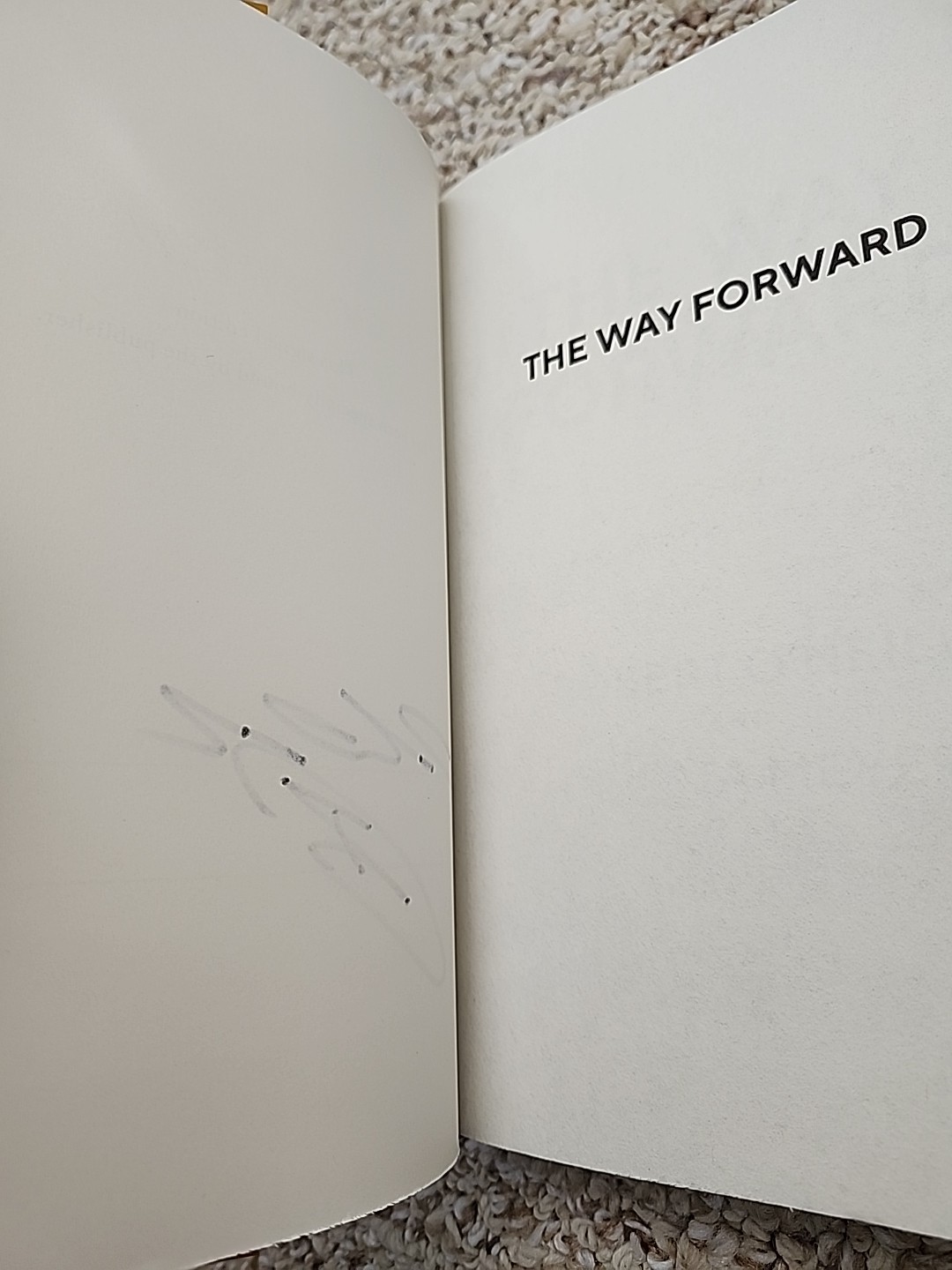 The Way Forward Signed/Autographed Book Robert O&rsquo;Neill & Dakota Meyer