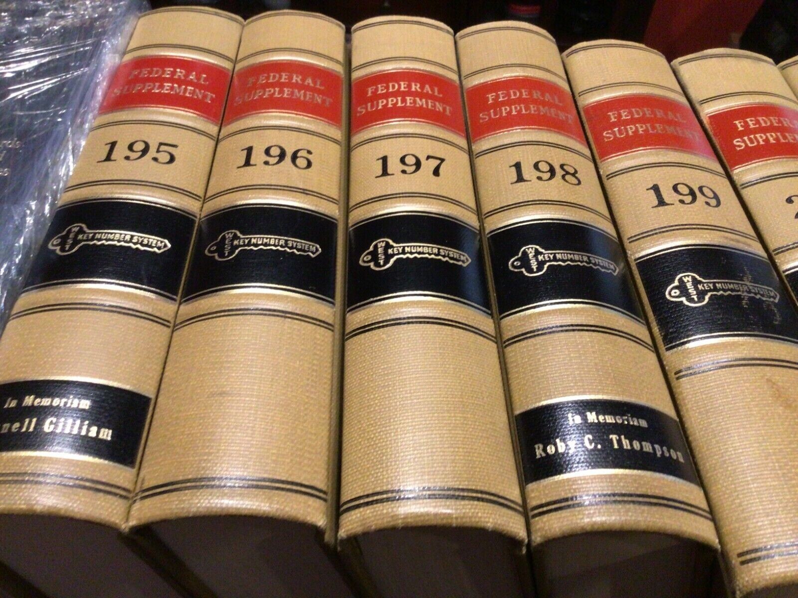 West&rsquo;s Federal Supplement Law Books – Lot of 10 – multiple lots Free Shipping