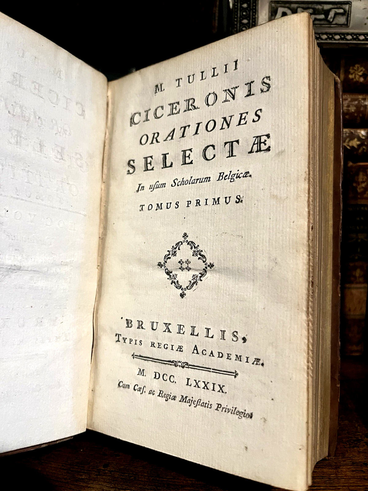 ANTIQUE BOOK IN LATIN from 1700s – Historical Collectible Text from 18th Century