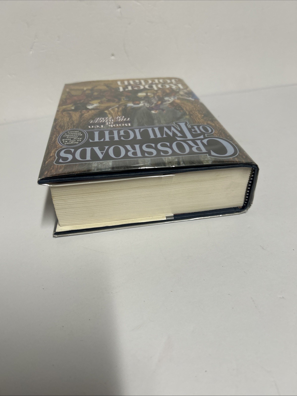 SIGNED Robert Jordan Crossroads of Twilight 2003 1st Edition 2nd Print HC/DJ