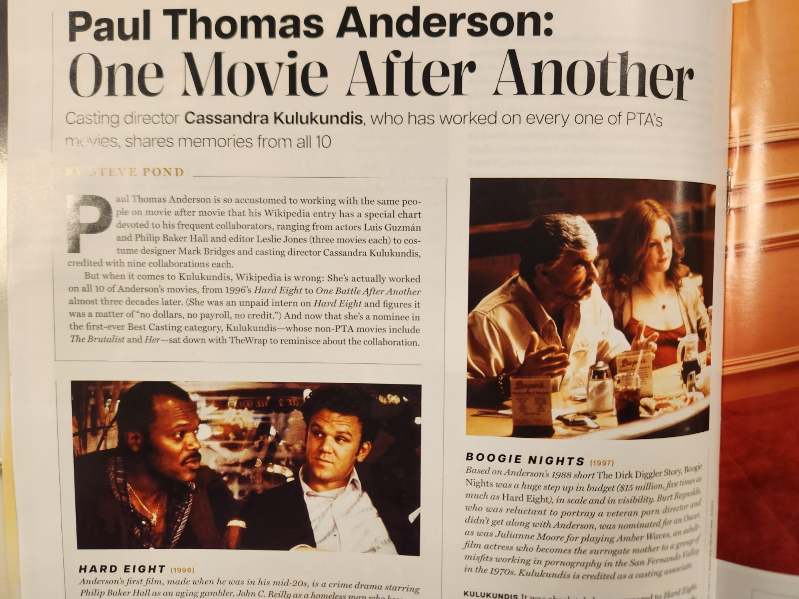 The WRAP Magazine Ethan Hawke/Paul Thomas Anderson/Stellan Skarsgaard