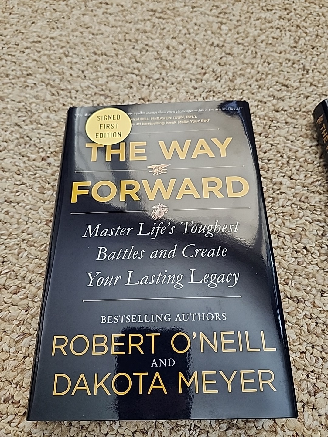 The Way Forward Signed/Autographed Book Robert O&rsquo;Neill & Dakota Meyer
