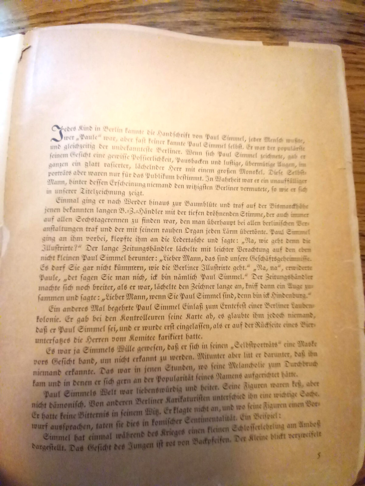 Paul Simmel Cartoon Book in German 1930&rsquo;s 174 pages