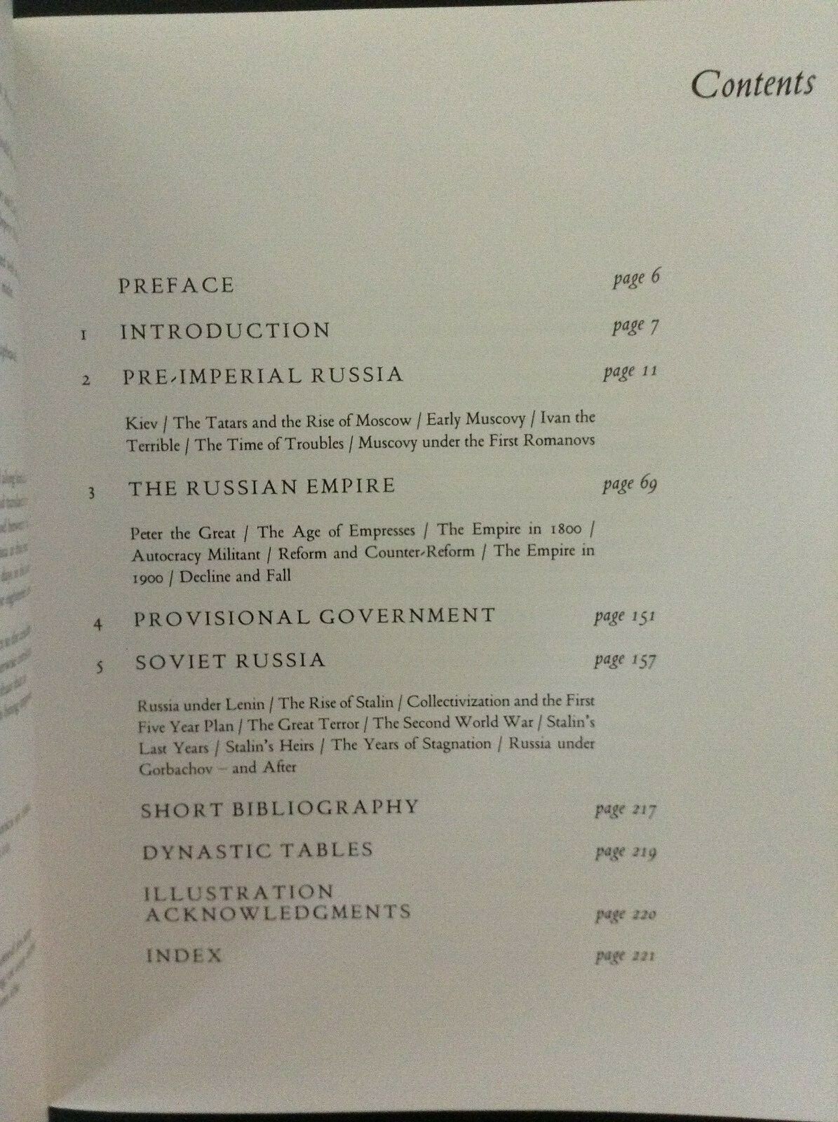 Russia « A Concise History » 1999 issue, 224 pages with 204 illustrations & 4 maps
