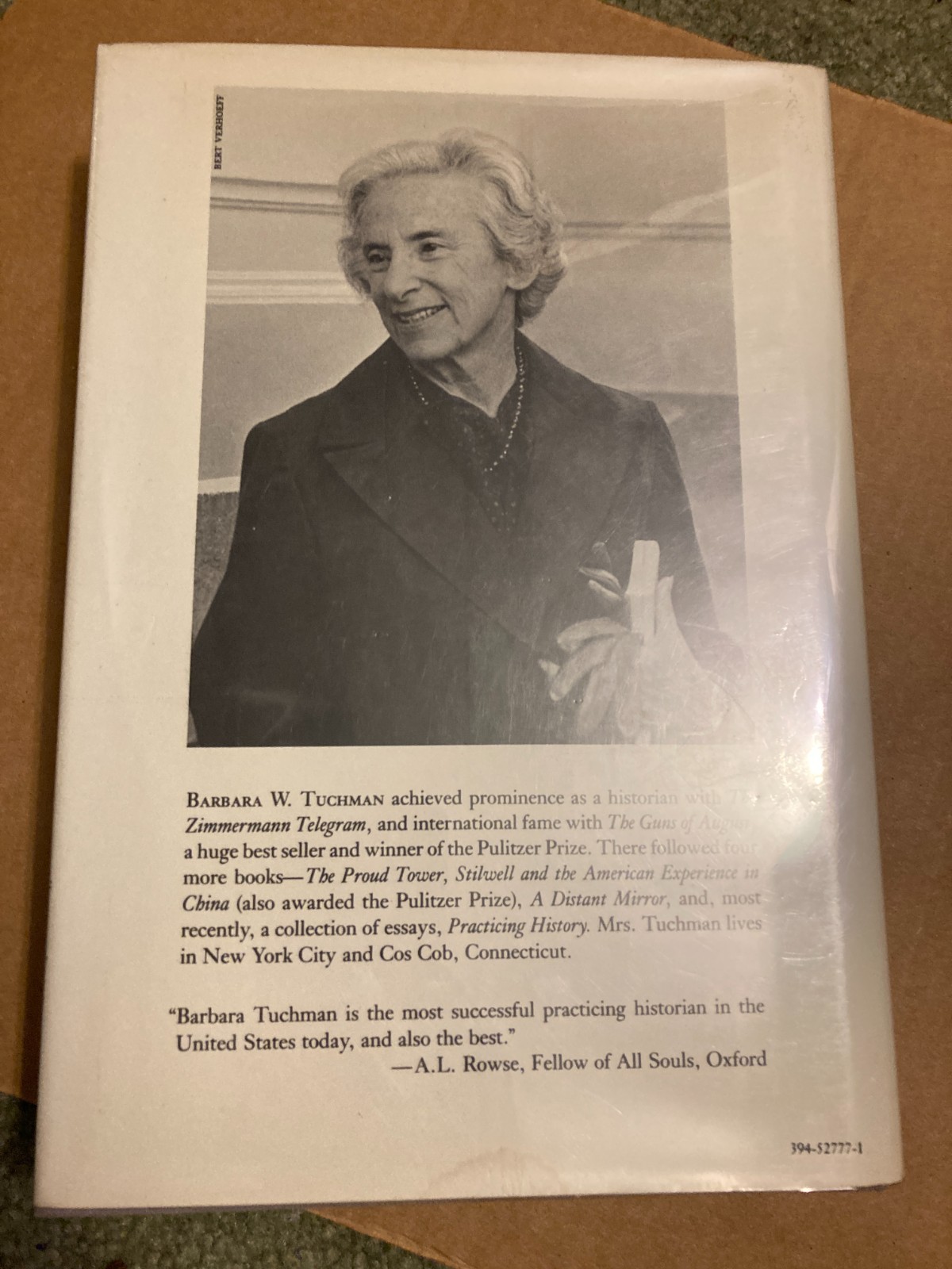 Barbara W. Tuchman Lot: The March of Folly HC/DJ/BJ Cover & A Distant Mirror PB