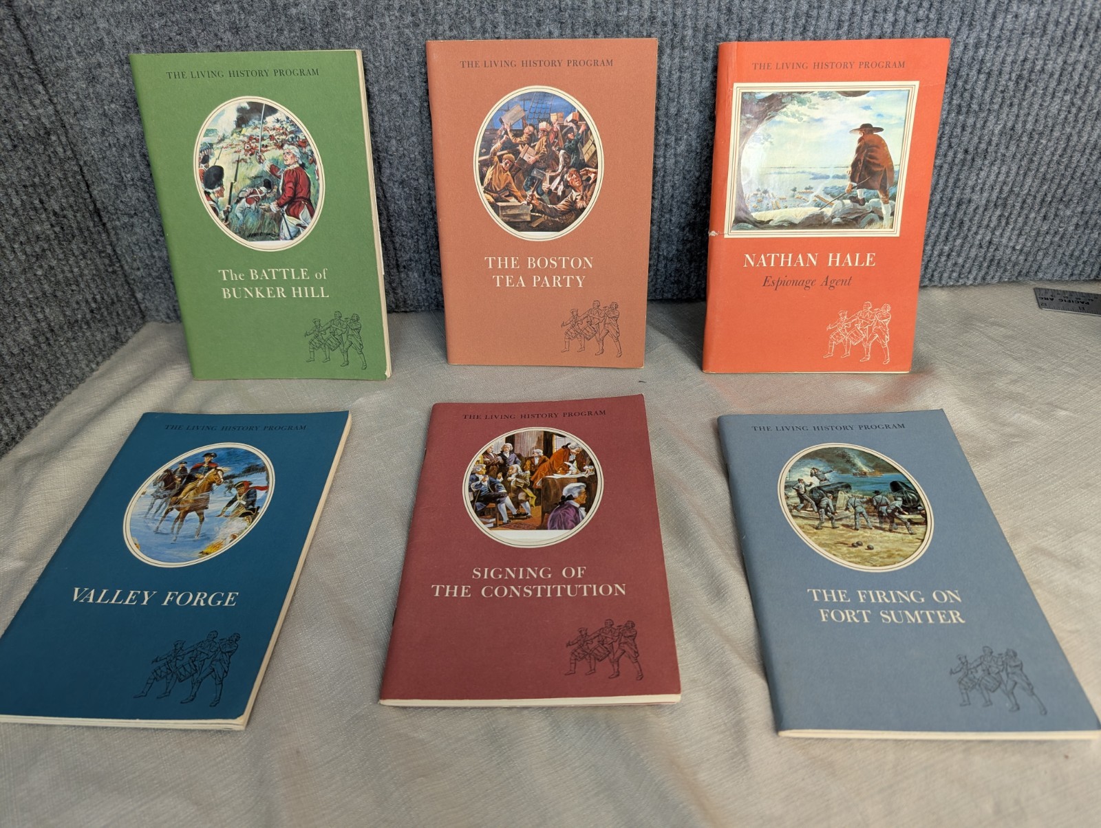 Vintage 1961 The Living History Program Booklets – Nelson Doubleday – Lot of 6