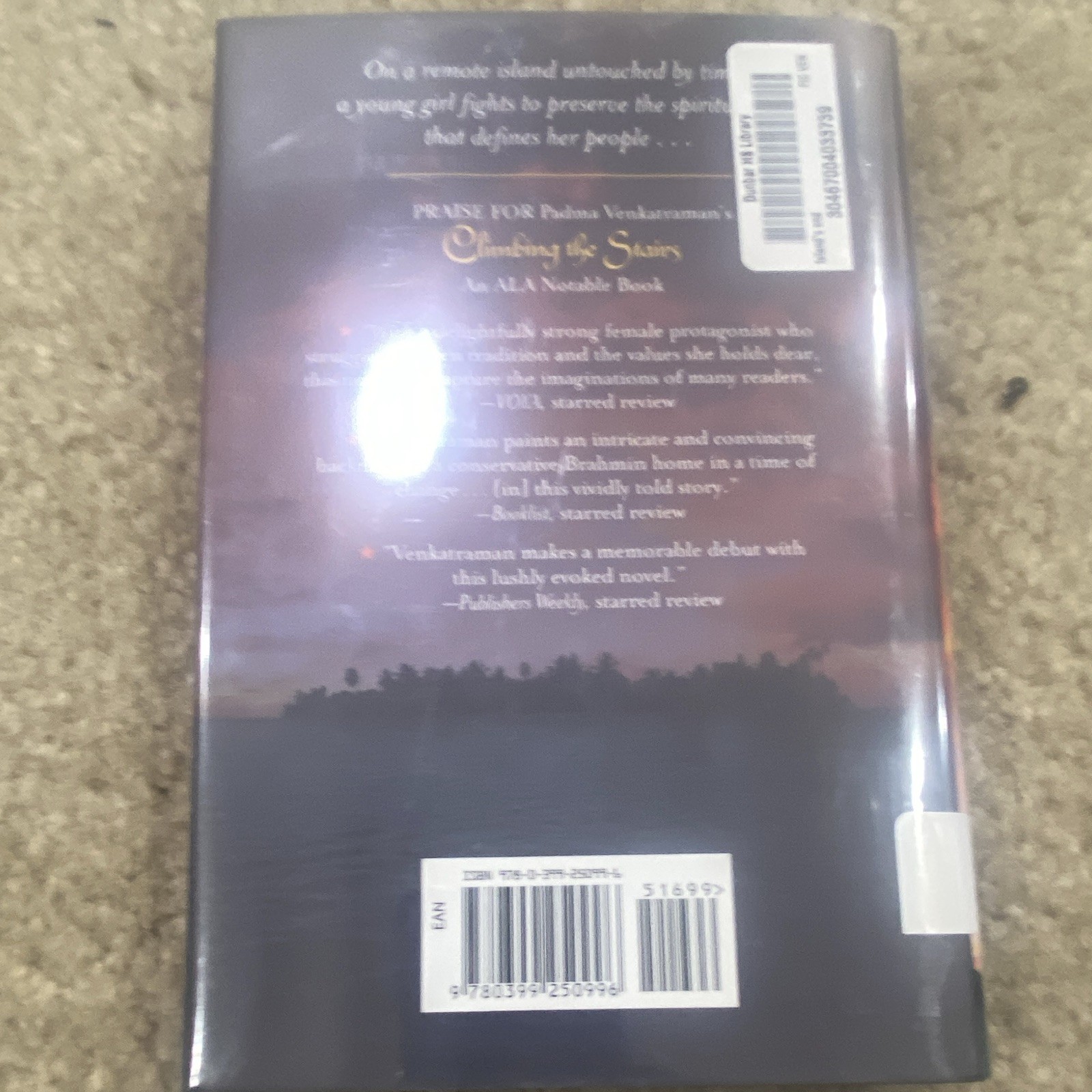 Island&rsquo;s End Hardcover Padma Venkatraman 2011 Wendy Lamb Books Ex-Library