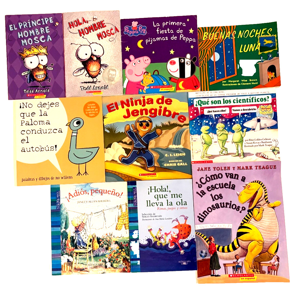 10 Lot Children&rsquo;s Picture Books in Spanish Language – Paperbacks