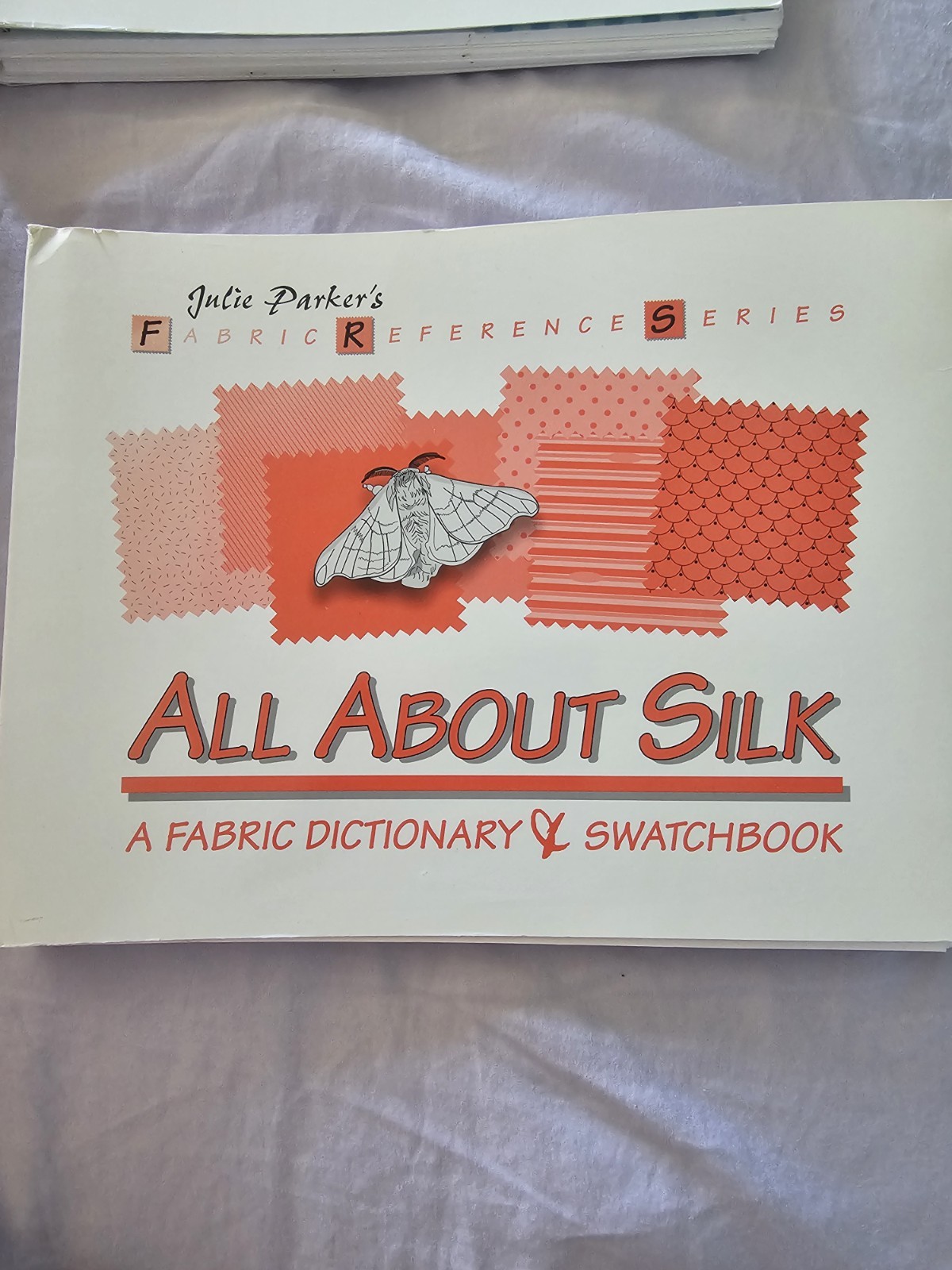 All About Wool /Cotten /Silk by Julie Parker Paperback 3 Book Set All SwatchesVG
