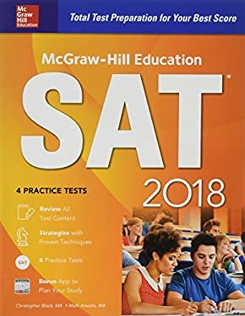 McGraw-Hill Education SAT 2018 Paperback Mark, Black, Christopher