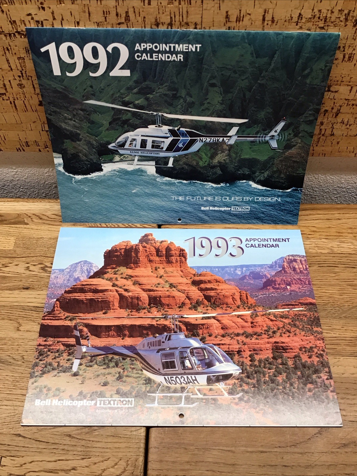 BELL HELICOPTER – Appointment Calendar – 1992 & 1993 – Lot Of 2 – MM6.114