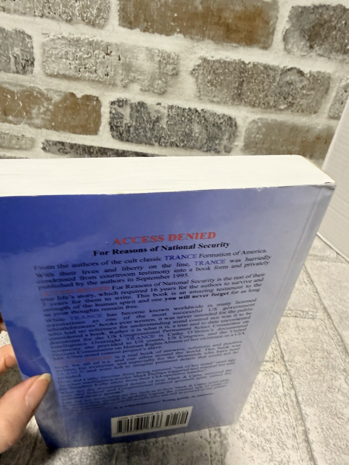 Access Denied For Reasons of National Security by Cathy O&rsquo;Brien – SIGNED!