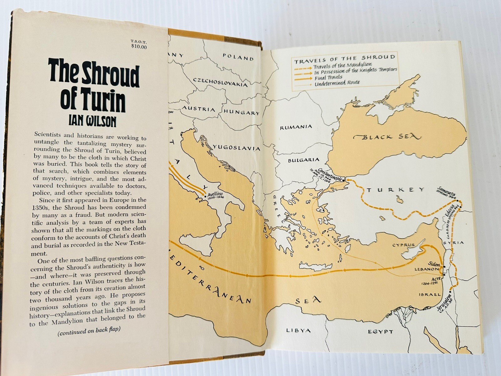 Ian Wilson The Shroud of Turin 1978 Hardcover Religious History Illustrated