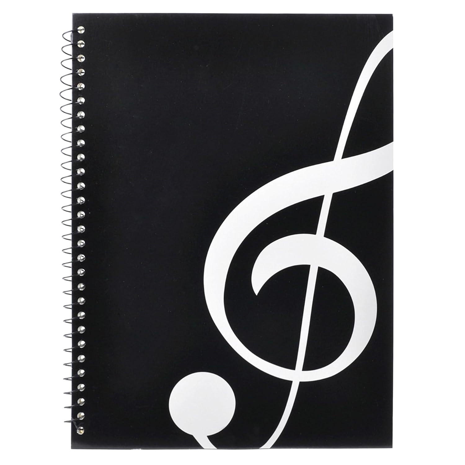 Coguzed 100 Pages Blank Sheet Music Notebook – 26X19cm Staff Paper for Musicians