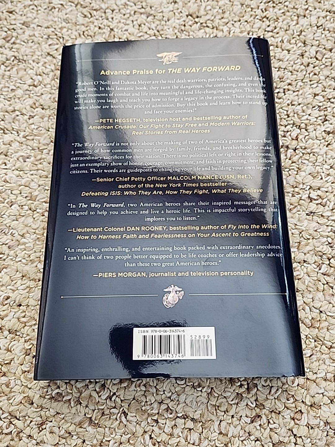 The Way Forward Signed/Autographed Book Robert O&rsquo;Neill & Dakota Meyer