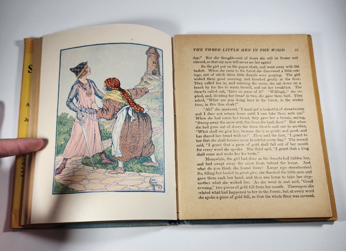 Vintage 1919 Jack And The Beanstalk And Other Tales Book Whitman Publishing RARE