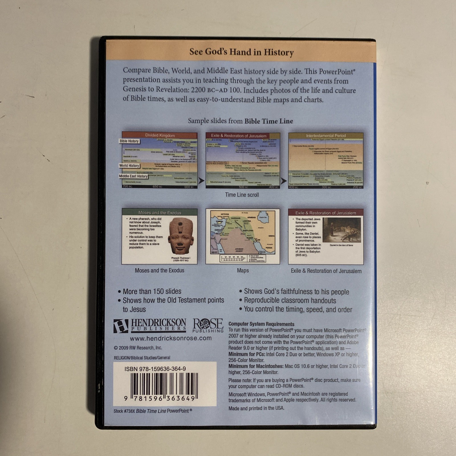 Bible Time Line Power Point : Genesis to Revelation by Rose Publishing (2009,…