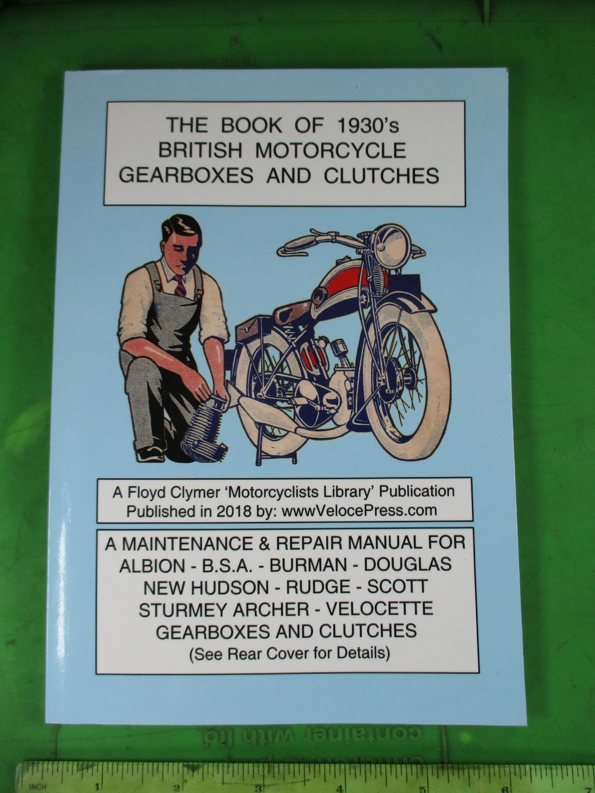BOOK OF 1930&rsquo;s BRITISH MOTORCYCLE GEARBOXES AND CLUTCHES🔥NOS🔥 BSA🔥 109 Pages