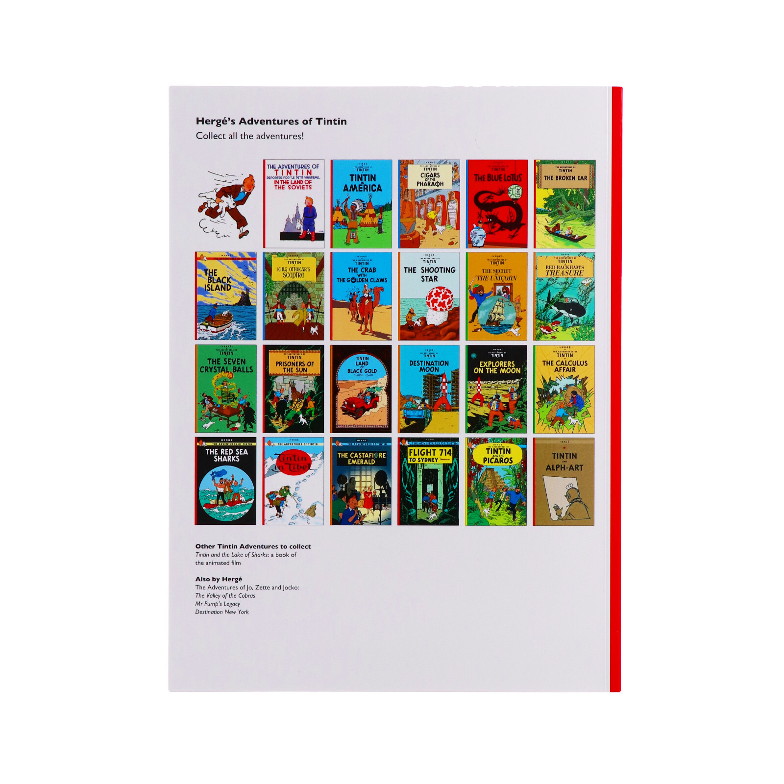 The Adventures of Tintin by Hergé: 23 Books Box Set – Ages 7+ -Paperback
