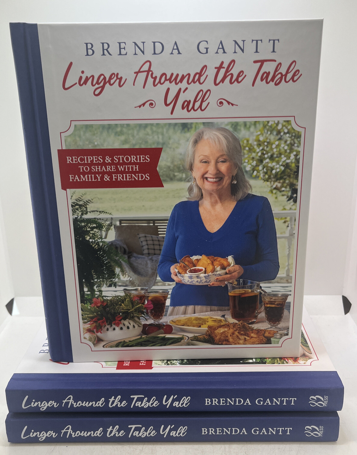 Brenda Gantt “Linger Around the Table Y&rsquo;all” HARDCOVER NEW” In Box Never Opened