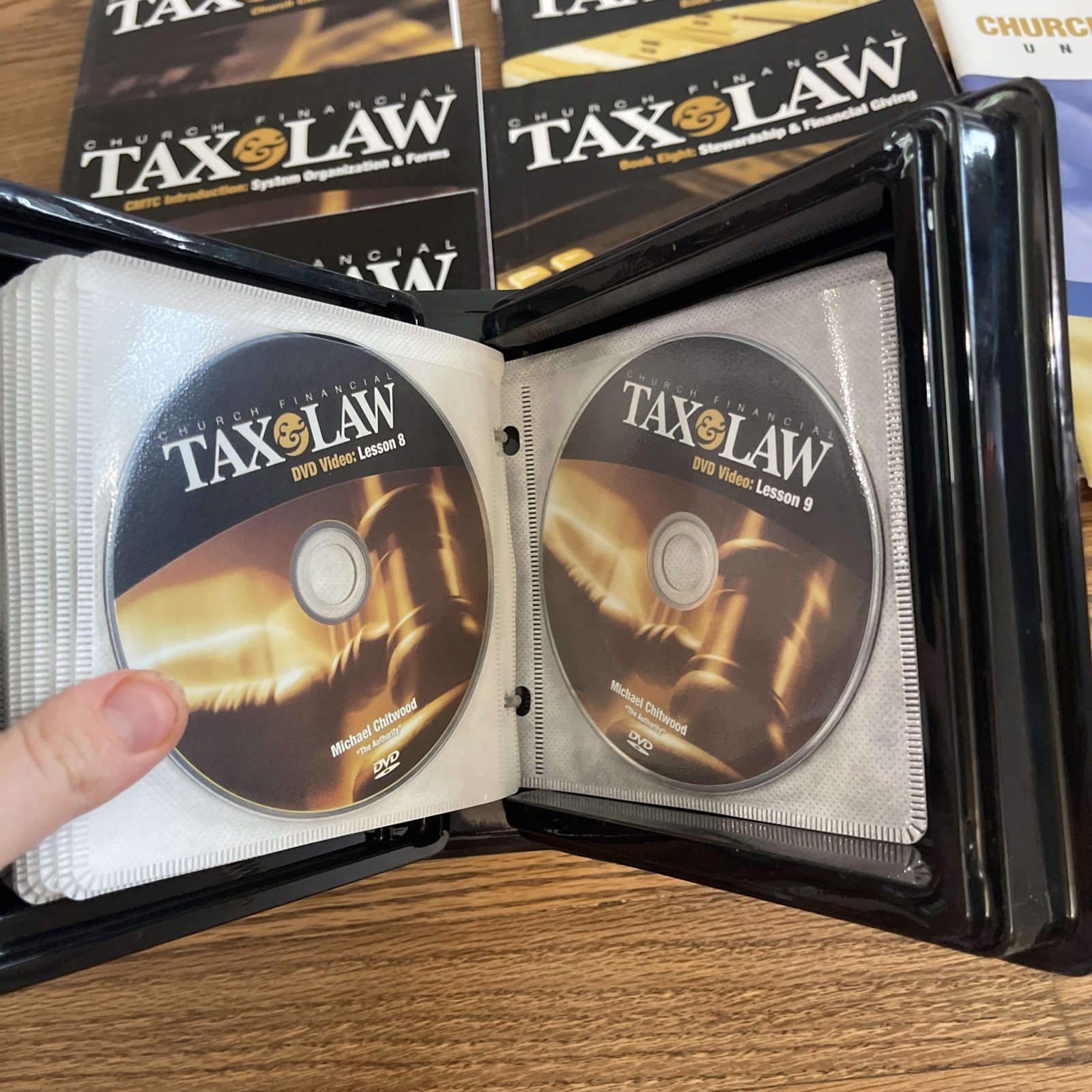 Church Financial Tax & Law Church Checkwriters Michael Chitwood Lot Books & DVD