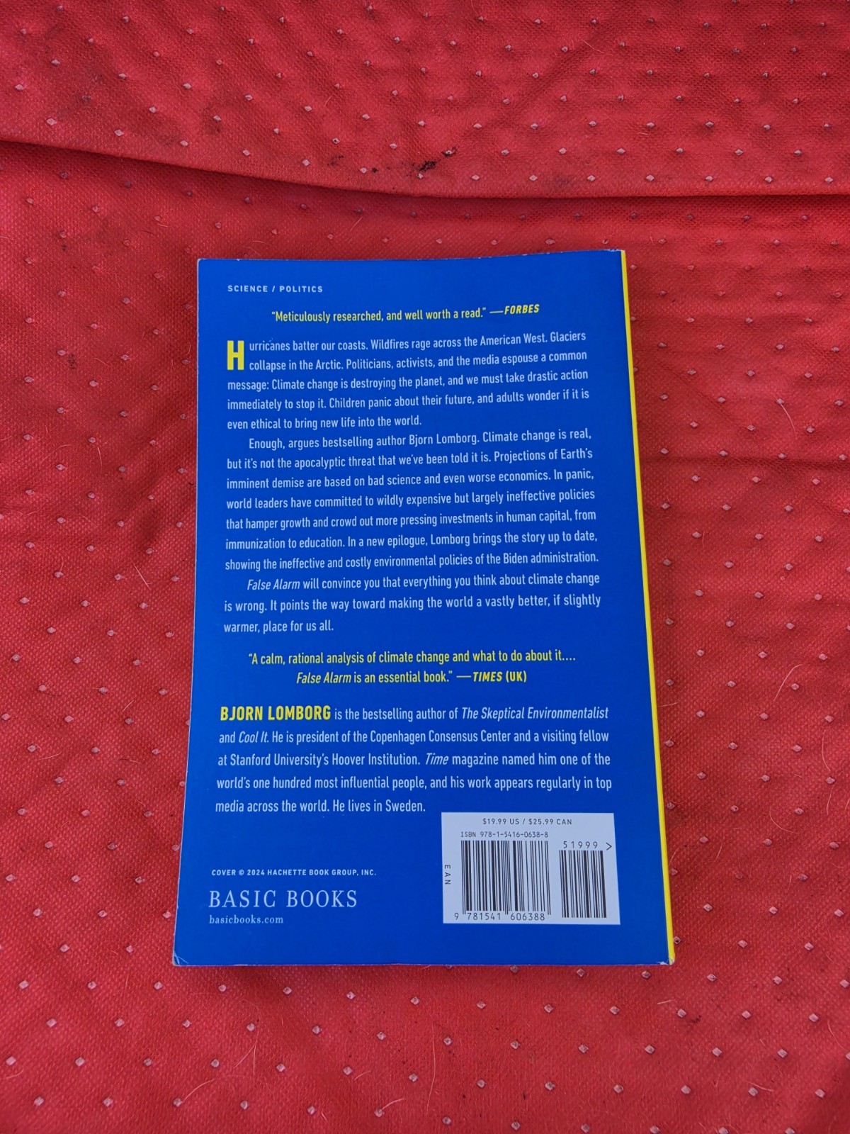 Bjorn Lomborg False Alarm Climate Change Panic 2024 UK-Trade Paper Basic Books