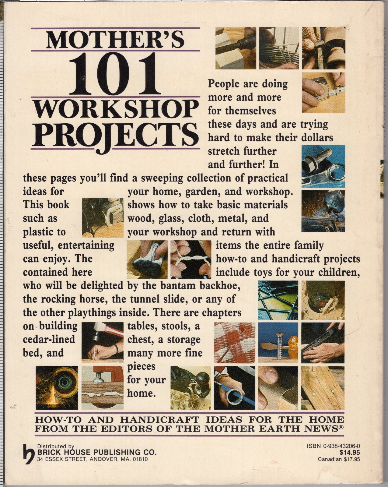 Mother&rsquo;s 101 Workshop Projects ©1984 by Mother Earth News 207 Pages