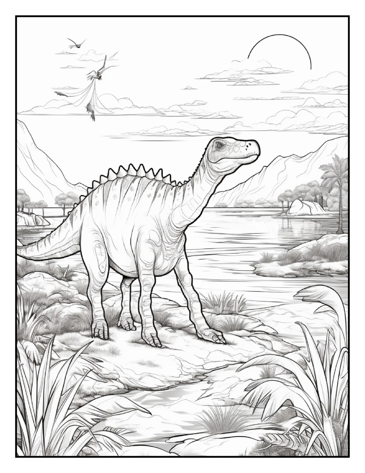 « Cute Dinosaur Coloring Book – Perfect Gift for Kids Who Love Dinosaurs »