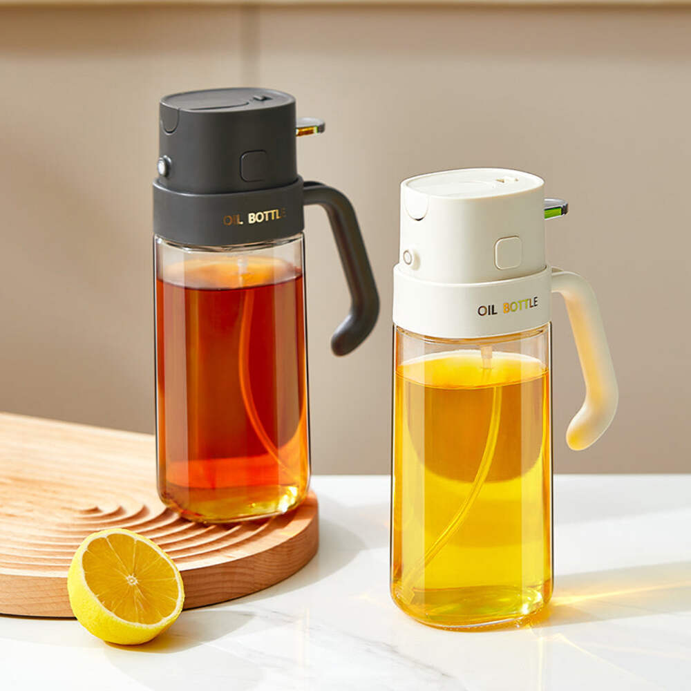 P&M Essentials+ 16oz 2 in 1 Olive Oil Dispenser for Kitchen – Available in Black